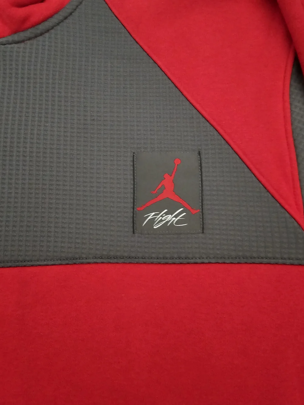100% AUTHENTIC RARE Jordan Retro IV Fight Track Jacket Sweatshirt Red/Grey Sz2XL